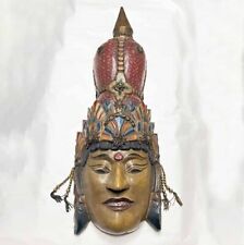 Maschera Rama Vintage Grande Dimensione con Decorazioni in Filigrana - Java