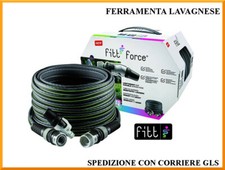 Kit fitt force Tubo irrigazione+2racc+lancia/pistola, barca, giardino
