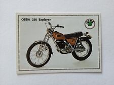 FIGURINA SUPERMOTO PANINI 1975 OSSA 250 EXPLORER n 155 DA RECUPERO
