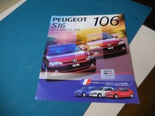 PEUGEOT 106 S16 Brochure