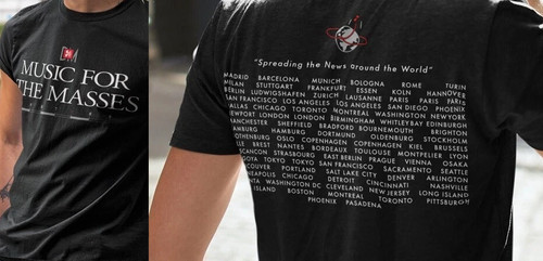 Shirt nera depeche mode - t-shirt,
