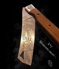 Coltello inciso a mano ~ N*1