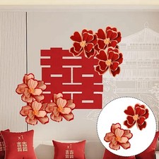 2 pezzi di fiori di carta