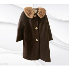 Cappotto donna marrone con