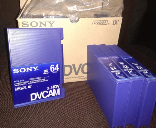 Sony dvcam hdv nastri - sony, scatola