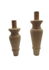 PIEDE CONICO SAGOMATO IN LEGNO