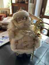 Elfo Babbo Natale con Carillon - Artigianale Pupazzo Scultura Altezza 35 cm