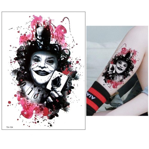 Tatuaggio temporaneo joker - tatuaggio,