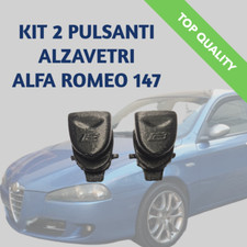 KIT 2 PULSANTI ALZAVETRI ALFA ROMEO 147 TASTO FINESTRINO
