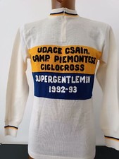 maglia ciclismo WOOL CYCLING lana anni 90 vintage TEAM UDACE CSAln. 1992-93