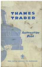 FORD THAMES TRADER 3.3 4.9 BENZINA 3.6 5.4 DIESEL ORIG. MANUALE ISTRUZIONI 1959