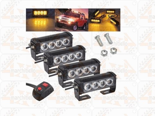 Lampada emergenza 4 led - lampada,