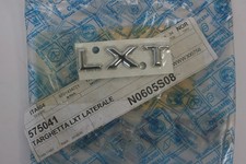 Targhetta adesiva bauletto posteriore Glove box badge Piaggio Hexagon LXT 180