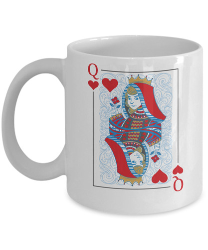 Tazza abbinata regina - tazza, cuori