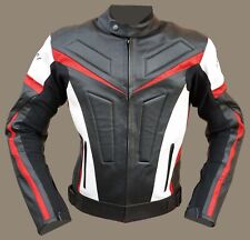 Giacca Giubbotto Moto Pelle Uomo Protezioni CE  S M L XL XXL XXXL 4XL VINTAGE