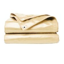 Telo Telone PVC Beige Occhiellato Impermeabile con occhielli su misura 600 gr