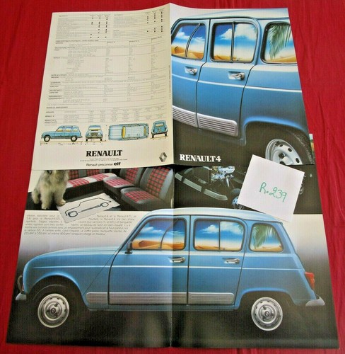 239 renault 4 - n°r., /