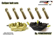 Kawasaki ZX 6 R 636 03-06 Bullone Giunto Inox Set Pinze Freno Anteriore