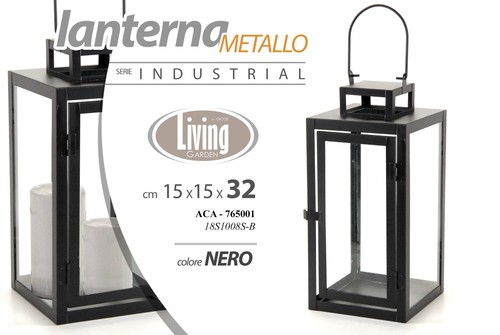 Lanterna metallo classica - lanterna, in