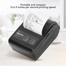 BT Receipt Printer Smartphone Control 200dpi Thermal Label Printer Receipts Fit