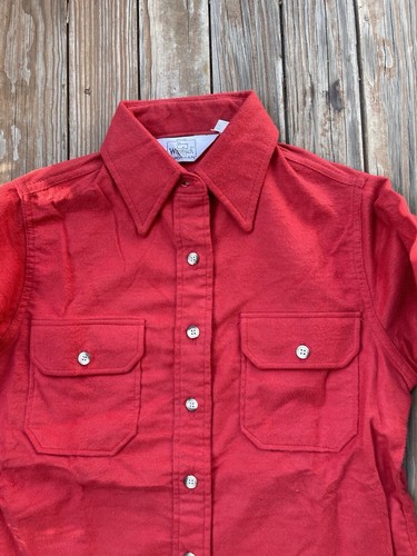 Camicia donna rossa vintage
