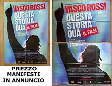 Vasco Rossi - Questa storia qua Il Film. MANIFESTI CINEMA ORIGINALI Vari formati