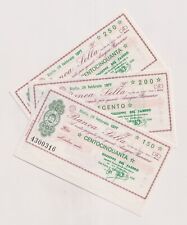 Miniassegni  Banca SELLA -