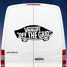 2 adesivi decalcomania vinile premium Vanlife Vans trasferimento | auto caravan furgone casa