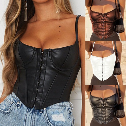 Gilet donna sexy crop top