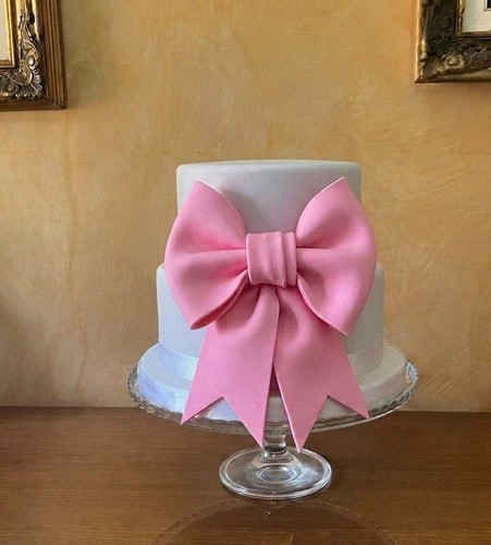 Torta scenografica fiocco - torta,