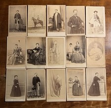 LOTTO FOTO 32 CDV CARTE DE