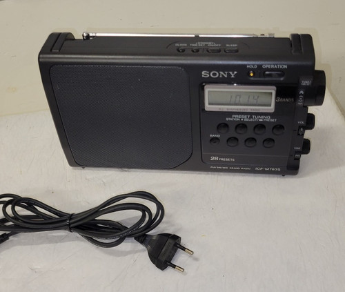 Sony icf m760s radio portatile - sony,