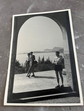 Foto gardone  il vittoriale 1951 ragazza epoca fotografia