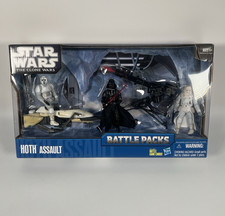 Star Wars Hasbro The Clone Wars Battle Packs Hoth Assault Brand New In Box 2010