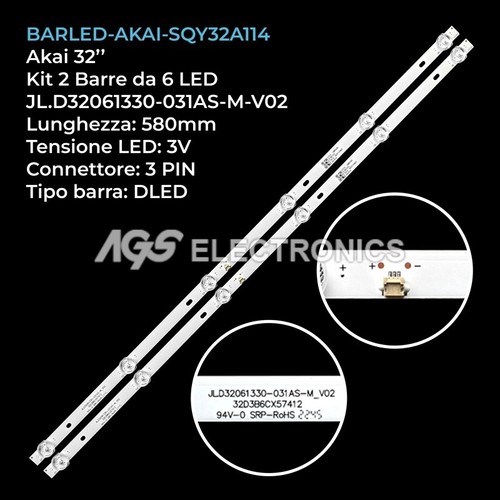 Kit barre strip - 6, tv
