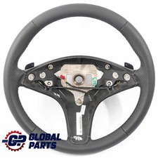 Mercedes W204 NUOVO volante sportivo in pelle nera Paddle Shift Nero filettature