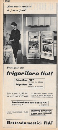 Frigorifero fiat advertising - frigorifero,