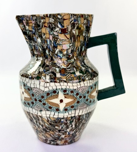 Brocca ceramica mosaico - , jean