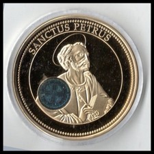 Petrus taler placcato oro - petrus-taler, cu