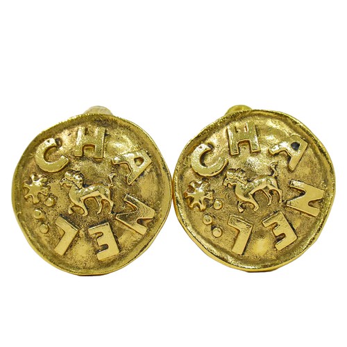 Orecchini rotondi placcati - , oro