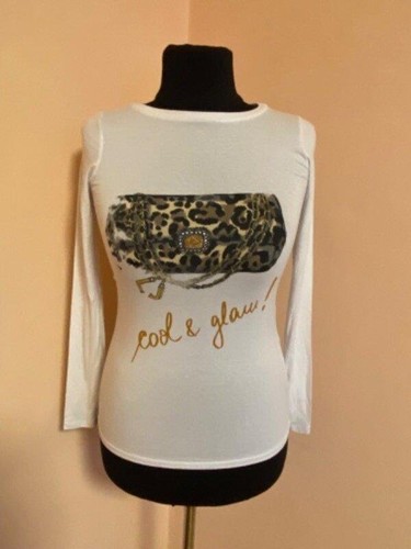 Top donna liu bianco cotone - bianco,