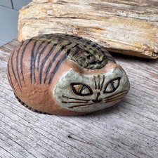 Statuina gatto ceramica Svezia