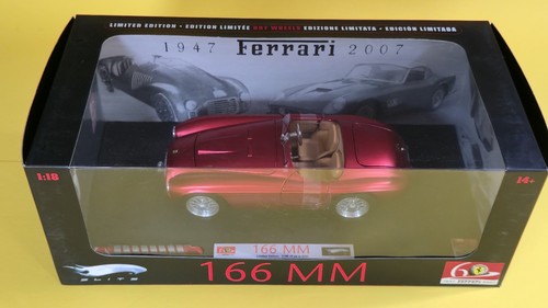 Ferrari 166 rossa - rossa, met.,