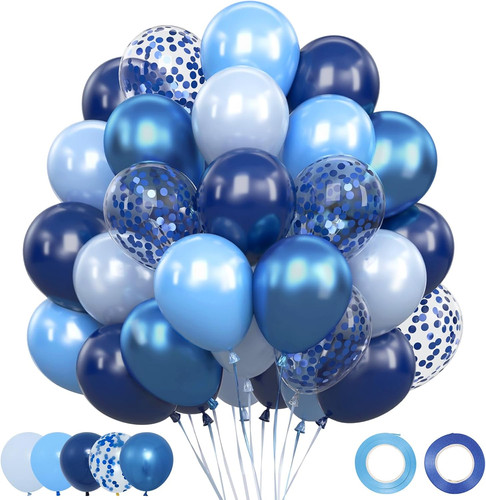 Palloncini blu pezzi elio - palloncini, 62