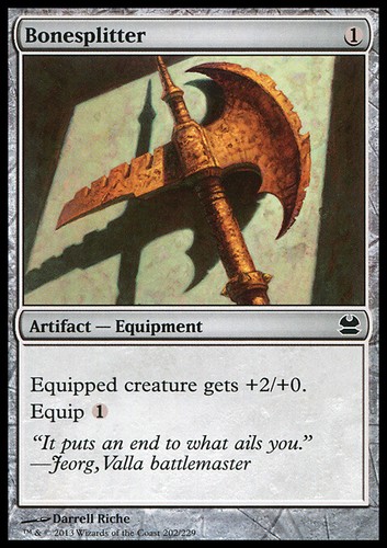 Mtg bonesplitter exc - bonesplitter,