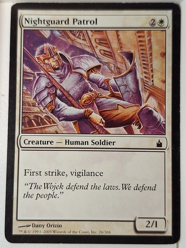 Nightguard patrol ravnica - nightguard,