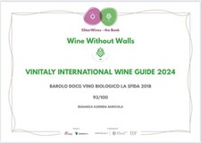 6 Bottiglie Barolo Biologico Vincitore Vinitaly 2024 !