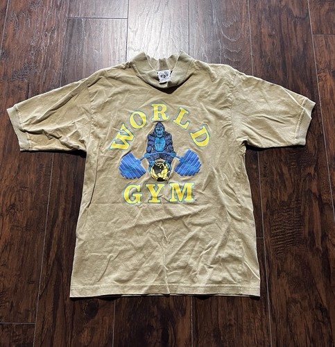 Shirt vintage world gym - t-shirt,