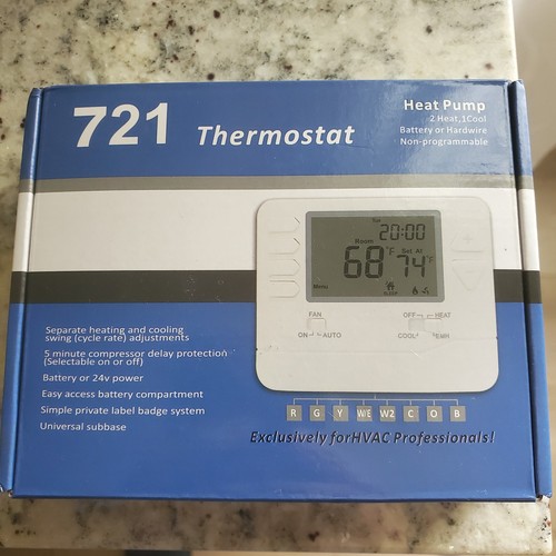 T721 termostato digitale non - digitale,