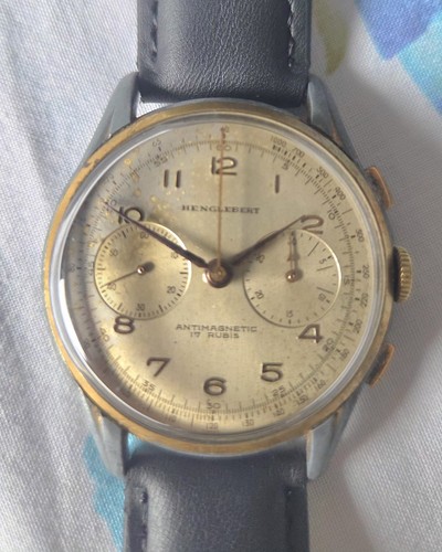 Cronografo vintage henglebert - henglebert,